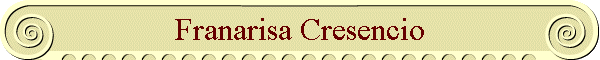 Franarisa Cresencio