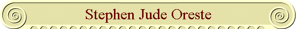 Stephen Jude Oreste