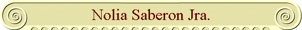 Nolia Saberon Jra.