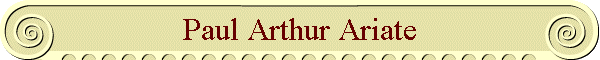 Paul Arthur Ariate