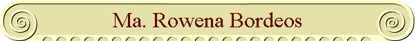 Ma. Rowena Bordeos